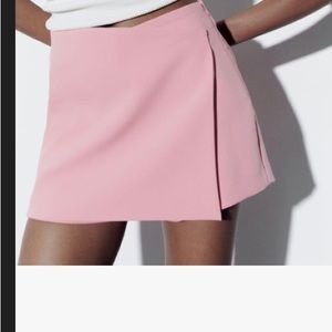 Zara baby pink skort nwt xl